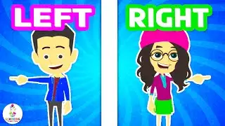 LEFT and RIGHT - The DIRECTIONS for KIDS! | Easy Learning Videos for Toddlers