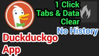 Most Secure & Private Browser Auto Data Cleared || Duckduckgo App Browser