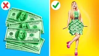 REICHE VS ARME MODETRICKS | Verwandle dein Outfit überall & jederzeit! Spare dein Geld mit 123GO!