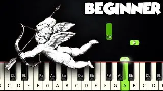 Cupid - Fifty Fifty | BEGINNER PIANO TUTORIAL + SHEET MUSIC by Betacustic