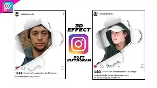 Editing PicsArt || Cara Edit Foto 3D Instagram - PicsArt Tutorial