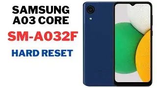 Samsung A03 Core (SM-A032F). Unlock pattern, pin, password lock