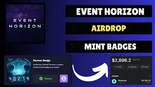 Get Free 500$ Event Horizon NFT | Event Horizon Confirmed Airdrop ✅