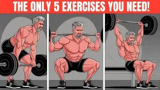 The ONLY 5 Exercises You Need to Build Muscle Men Over 40