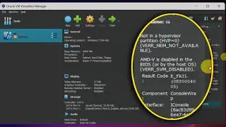 How to fix  AMD-V Is Disabled In The BIOS Error on Oracle VM VirtualBox