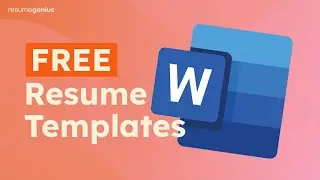 FREE Word Resume Templates | How to download & edit