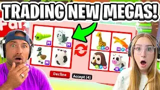 Trading All *NEW* Adopt Me MEGA NEON FARM Pets! (Farm update)