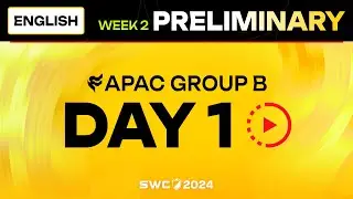 [ENGLISH] SWC2024 ASIA-PACIFIC Preliminary Group B Day 1 | Summoners War