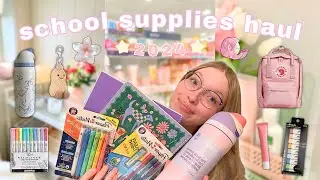 BACK TO SCHOOL SUPPLIES HAUL! *essentials for back to school* 2024 📚✏️