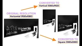 Adobe After Effect Template Video Resolution Conversion