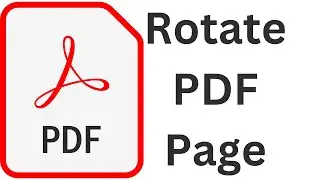 How to rotate PDF Page for free