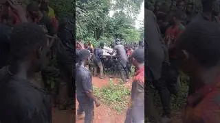 Only In Ghana; Broken Casket Burial