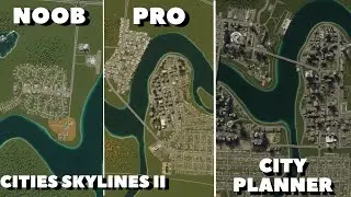 Noob vs Pro Vs CITY PLANNER | Cities Skylines II | Complete City |