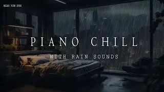 Serene Rainy Night in The Peaceful City 🌧️ Beautiful Piano Music for Relaxation and Quality Sleep 🎹💤