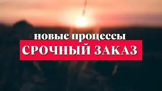 срочный заказ 🔥 новые процессы