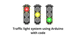 How to make Traffic light System Using Arduino || Proteus Simulation with code