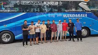 UNIT BARU BUS MANDARAVA SCANIA K360IB #ulul #mandarava #busmania #indonesia