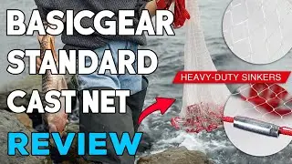 BasicGear Standard Cast Net for Bait Trap Fish Review [2023]