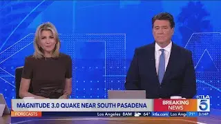 Mild earthquake shakes Los Angeles