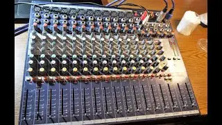 Soundcraft EFX MFX series mixer how to dismantle, cleaning and fixing