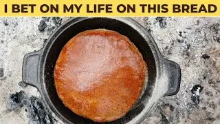 How to Make Vegan Bread Using a Homemade Charcoal Oven and Skillet