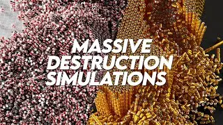 Massive Destruction Simulations with Cinema 4D 2024.2