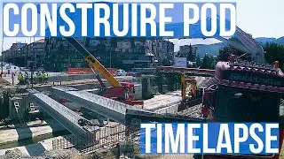 Demolare pod vechi si construire unul nou | TIMELAPSE