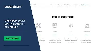 OpenBOM Data Management - Examples