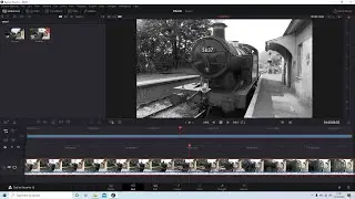 Davinci Resolve: Convert A Color Video Clip To Black And White.