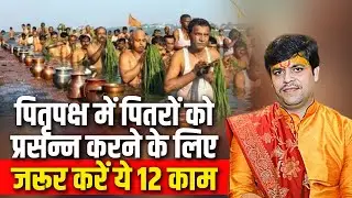 पितृपक्ष में पितरों को प्रसन्न करने के लिए जरूर करें ये 12 काम | Dr. Raj Mishra Ji #pitrapaksh2024