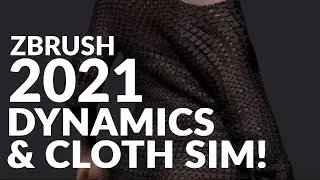 ZBRUSH 2021 - DYNAMICS / CLOTH SIMULATION (WALKTHROUGH)