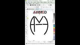 For AHMED | logo design in Coreldraw || comment next logo #coreldraw #viral #gk_yt #youtubeviral