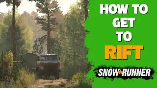 How To Get To Rift In Snowrunner New Map DLC | Taymyr, Russia Location