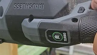 This power tool has a turbo button on it! #shorts #tools