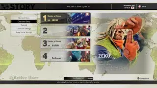 Street Fighter 5 Champion Edition - Zeku Story Mode (4K Ultra HD)