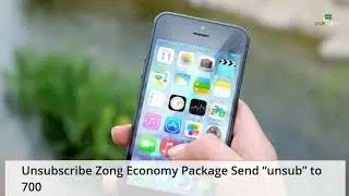 Zong Unsubscribe All Packages  Codes and Details 2020