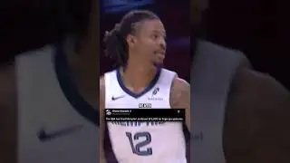 New Ja Morant Celebration Just Dropped