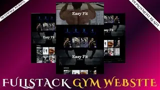 Build Your Fitness Empire: Creating a Multipage Dynamic Gym Website || Easy Coding Tutorial