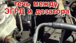 Течь между ЭГРД и дозатором - Видео от подписчика.