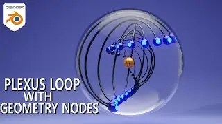 How to Make A Simple Plexus Loop Animation With Geometry Nodes (Blender Tutorial)