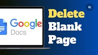 How to Delete a Blank Page in Google Docs