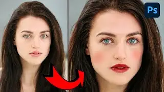 Digital Makeup Transformation And Makeover in Photoshop 2021