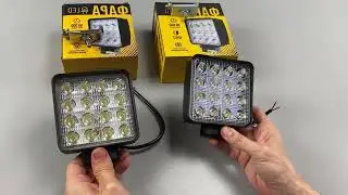 Фара LED квадратна 48W (широкий промінь) 10-30V