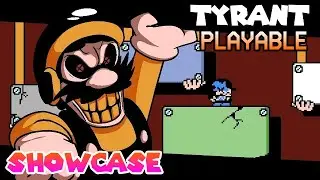 Tyrant - Dlord Mario Mix Playable Mod Showcase | Normal & Good Mix | FNF