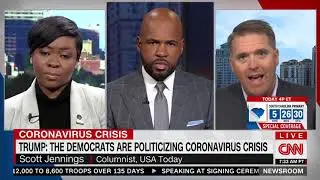 Scott Jennings slapped down for defending President Donald Trumps response to coronavirus