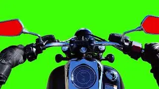 Футажи для видеомонтажа МОТОЦИКЛ на зеленом фоне Green Screen