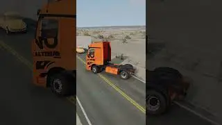 Brake test with truck's! #beamngdrive #beamng #gaming