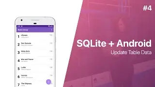 SQLite + Android - Update Table Data (Book Library App) | Part 4