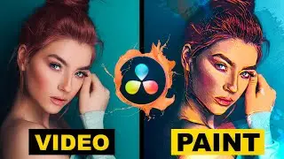 How to Turn Videos to DRAWING - 🎨 Davinci Resolve Studio 19 Tutorial