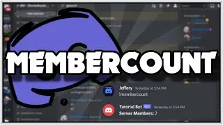 How to code a MEMBERCOUNT command! - Working 2022 Discord.js